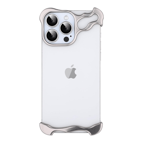Bumper Aegis Silver din Aluminiu pentru iPhone - WATCHERS