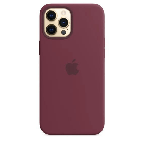 Husa iPhone MagSafe din Silicon pentru iPhone 12 Pro Max Plum - WATCHERS