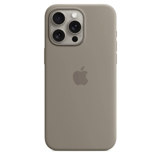Husa iPhone MagSafe din Silicon pentru iPhone 15 Pro Max Clay - WATCHERS
