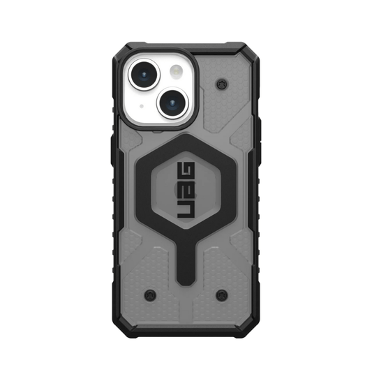Husa iPhone MagSafe Pathfinder Clear UAG pentru iPhone 15 Ash - WATCHERS
