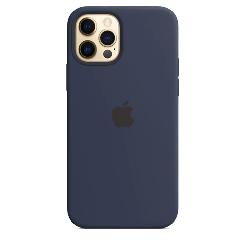 Husa iPhone MagSafe din Silicon pentru iPhone 12 Pro Deep Navy - WATCHERS