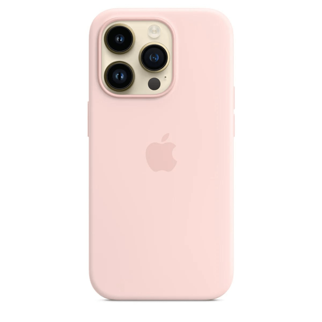 Husa iPhone MagSafe din Silicon pentru iPhone 14 Pro Chalk Pink - WATCHERS