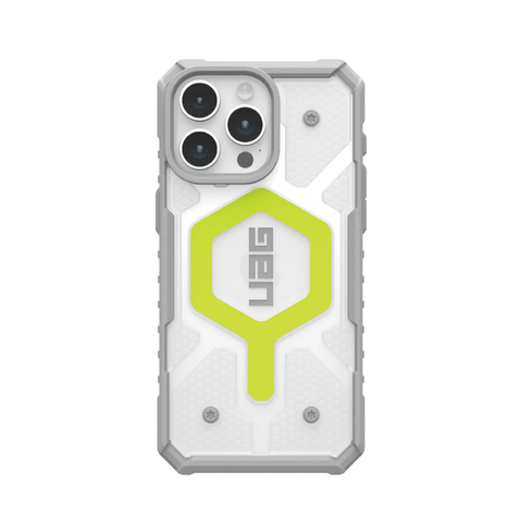 Husa iPhone MagSafe Pathfinder Clear UAG pentru iPhone 13 Pro Max Active Neon - WATCHERS