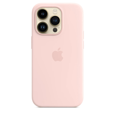 Husa iPhone MagSafe din Silicon pentru iPhone 14 Pro Max Chalk Pink - WATCHERS
