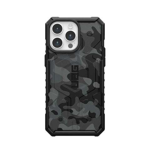 Husa iPhone MagSafe Pathfinder UAG pentru iPhone 15 Pro Max Midnight Camo - WATCHERS