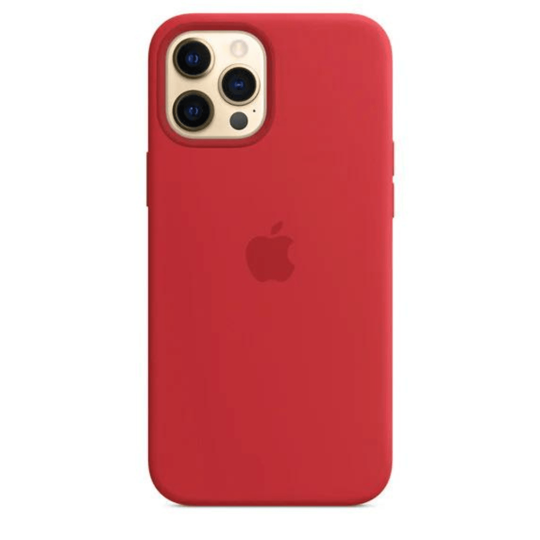 Husa iPhone MagSafe din Silicon pentru iPhone 12 Pro Max Red - WATCHERS