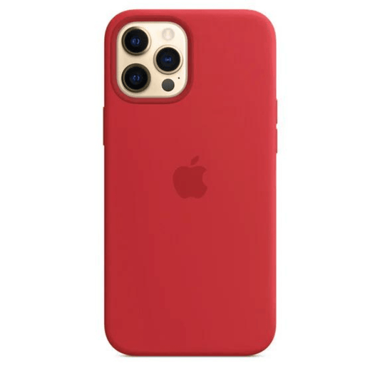 Husa iPhone MagSafe din Silicon pentru iPhone 12 Pro Max Red - WATCHERS