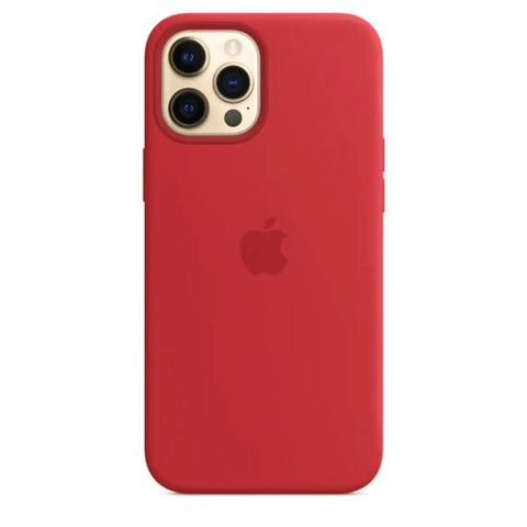 Husa iPhone MagSafe din Silicon pentru iPhone 12 Pro Max Red - WATCHERS