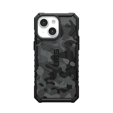 Husa iPhone MagSafe Pathfinder UAG pentru iPhone 15 Plus Midnight Camo - WATCHERS