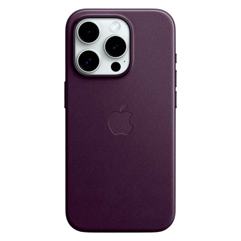 Husa iPhone MagSafe din Piele pentru iPhone 15 Pro Dark Purple - WATCHERS