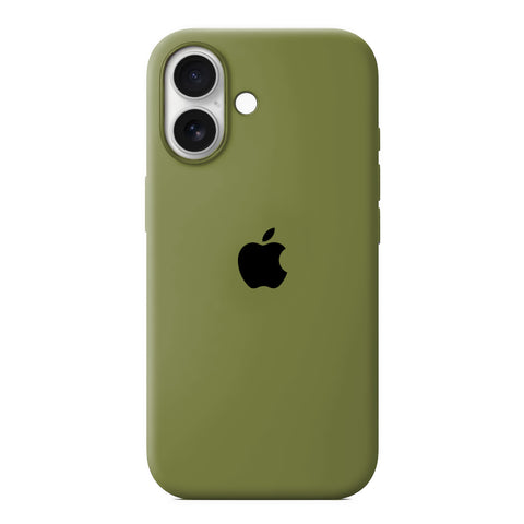 Etui iPhone 17 Silikonowe Army Green