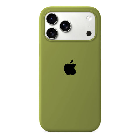 Etui iPhone 17 Pro Silikonowe Army Green