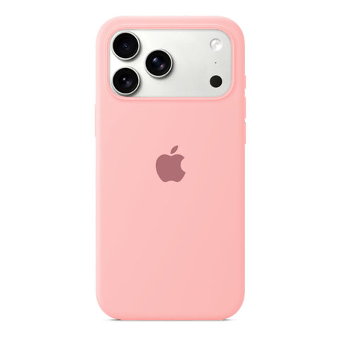 Etui iPhone 17 Pro Silikonowe Baby Pink