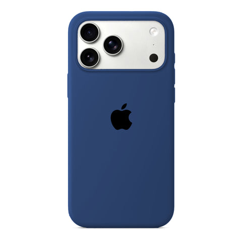 Etui iPhone 17 Pro Silikonowe Blue Jeans