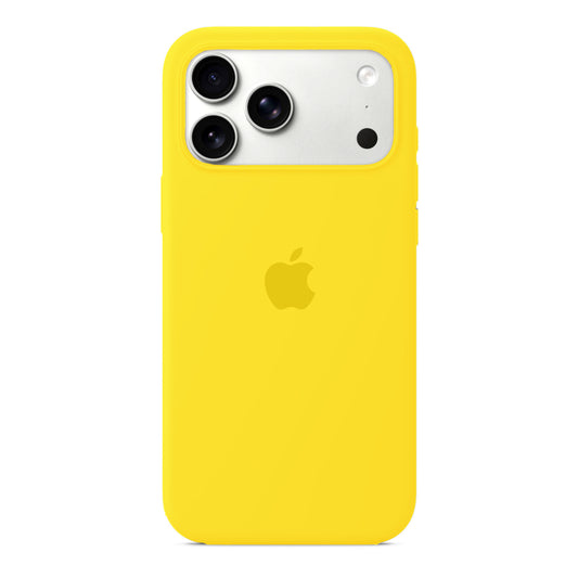 Etui iPhone 17 Pro Silikonowe Canary Yellow