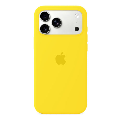 Etui iPhone 17 Pro Silikonowe Canary Yellow