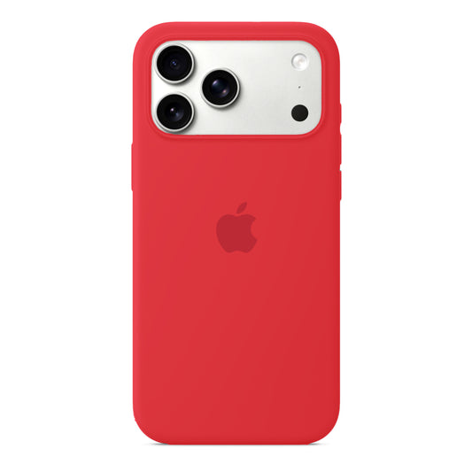 Etui iPhone 17 Pro Silikonowe Red