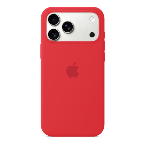 Etui iPhone 17 Pro Silikonowe Red
