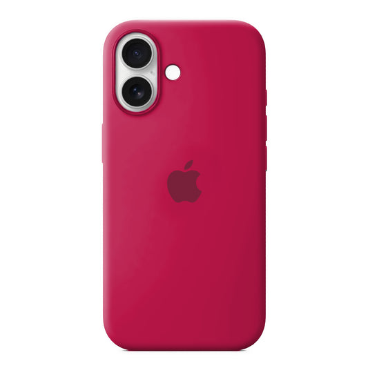 Etui iPhone 17 Silikonowe Rose Red