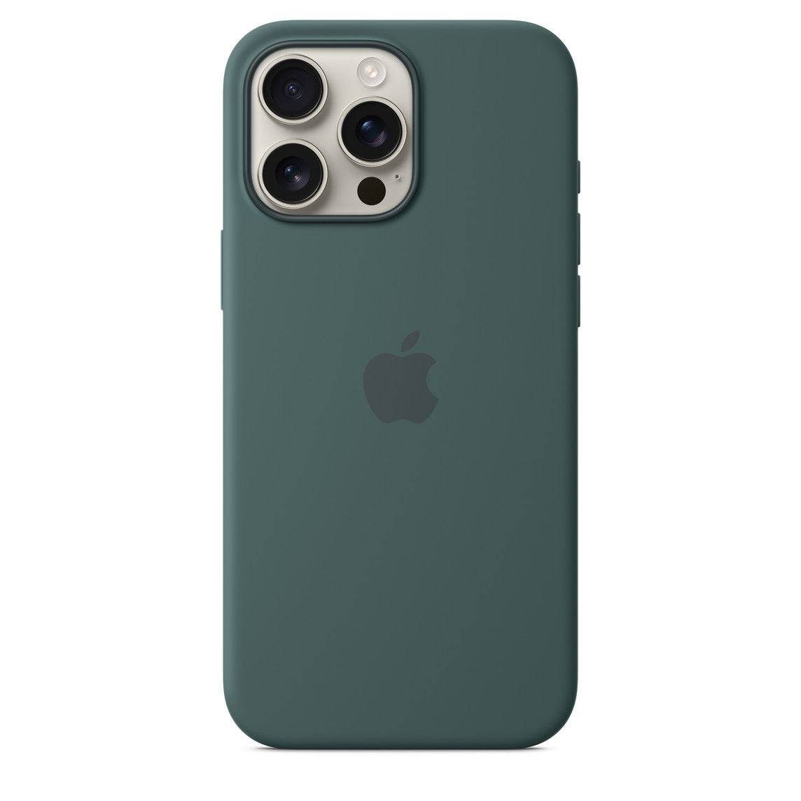 Husa iPhone MagSafe din Silicon pentru iPhone 16 Pro Lake Green - WATCHERS