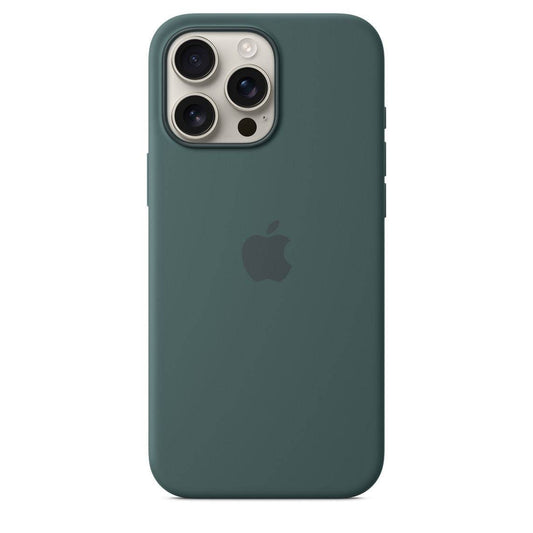 Husa iPhone MagSafe din Silicon pentru iPhone 16 Pro Max Lake Green - WATCHERS
