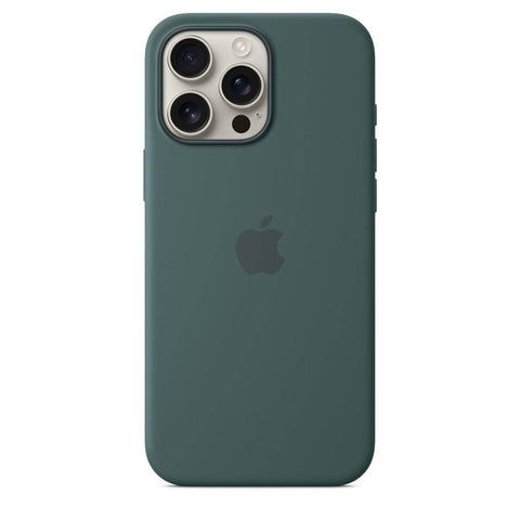 Husa iPhone MagSafe din Silicon pentru iPhone 16 Pro Max Lake Green - WATCHERS