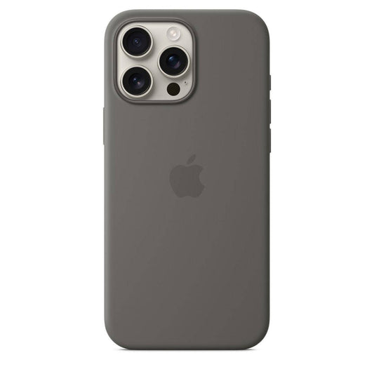 Husa iPhone MagSafe din Silicon pentru iPhone 16 Pro Stone Gray - WATCHERS
