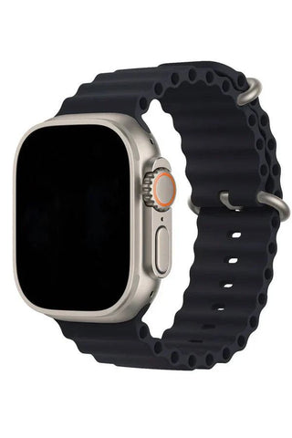 Curea Ceas Apple Watch Silicon Ocean Dark Navy Blue - WATCHERS