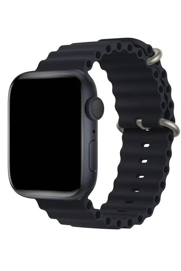 Curea Ceas Apple Watch Silicon Ocean Dark Navy Blue - WATCHERS