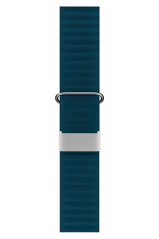 Curea Ceas Apple Watch Leather Majestic Blue - WATCHERS