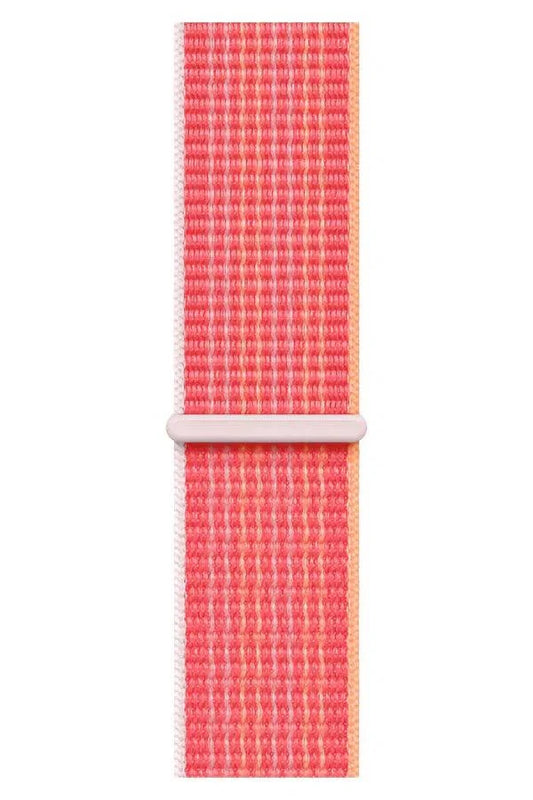 Curea Ceas Apple Watch Sport Nylon Peach Pink - WATCHERS