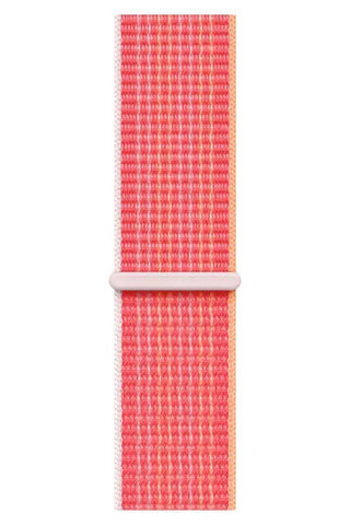 Curea Ceas Apple Watch Sport Nylon Peach Pink - WATCHERS