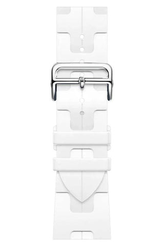 Curea Ceas Apple Watch Silicon Rugged White - WATCHERS