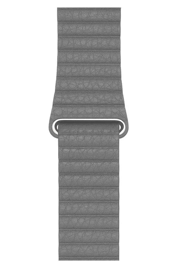 Curea Ceas Apple Watch Casual Leather Gray - WATCHERS