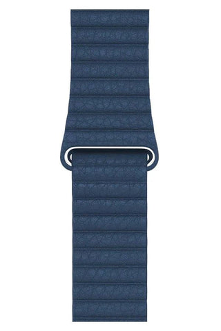 Curea Ceas Apple Watch Casual Leather Lacivert - WATCHERS