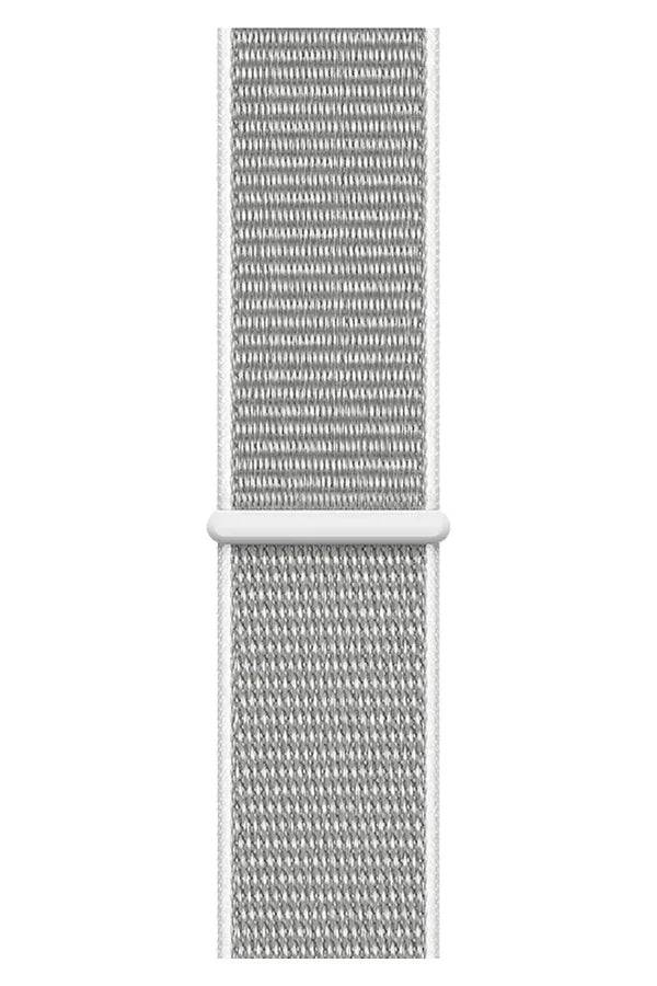 Curea Ceas Apple Watch Nylon White Gray - WATCHERS