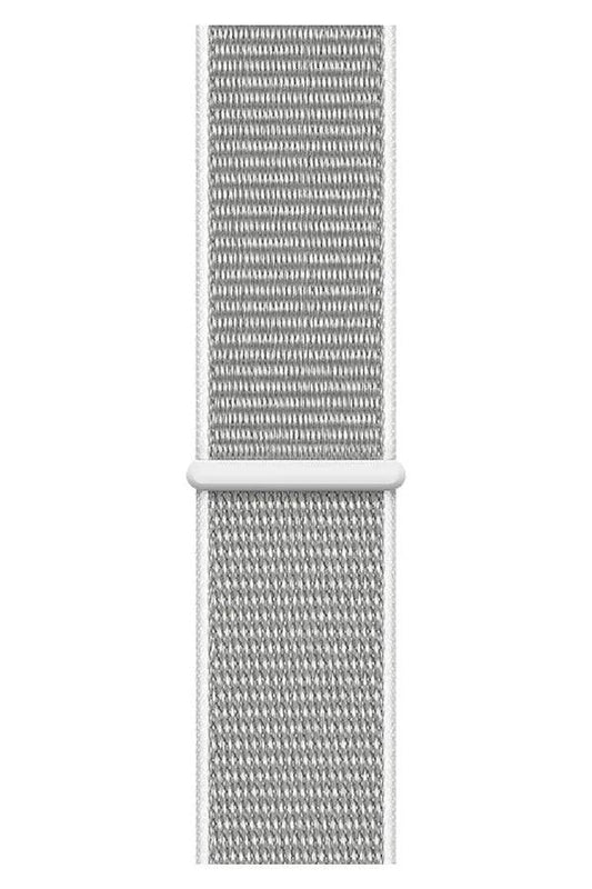 Curea Ceas Apple Watch Nylon White Gray - WATCHERS