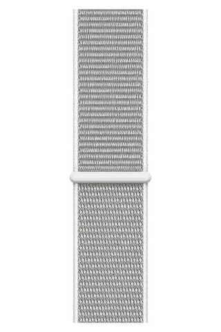 Curea Ceas Apple Watch Nylon White Gray - WATCHERS