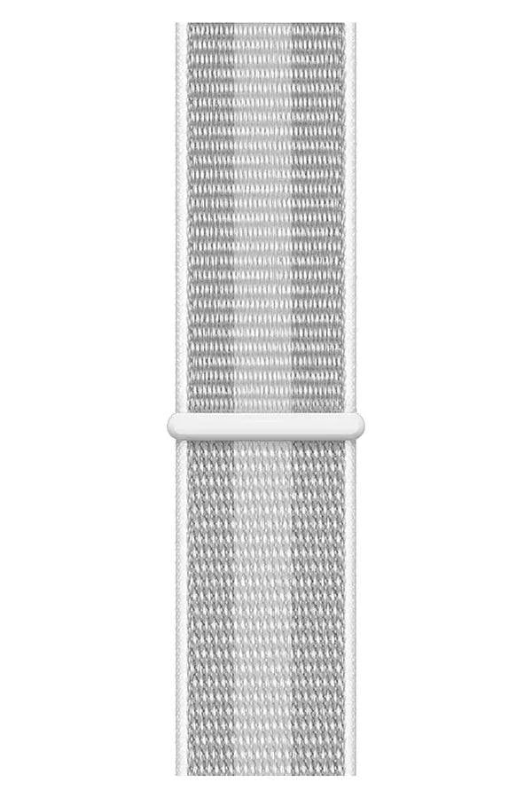 Curea Ceas Apple Watch Sport Nylon Gray White - WATCHERS