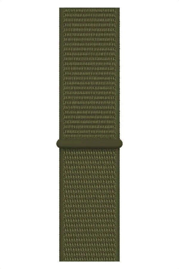 Curea Ceas Apple Watch Sport Nylon Kaki - WATCHERS