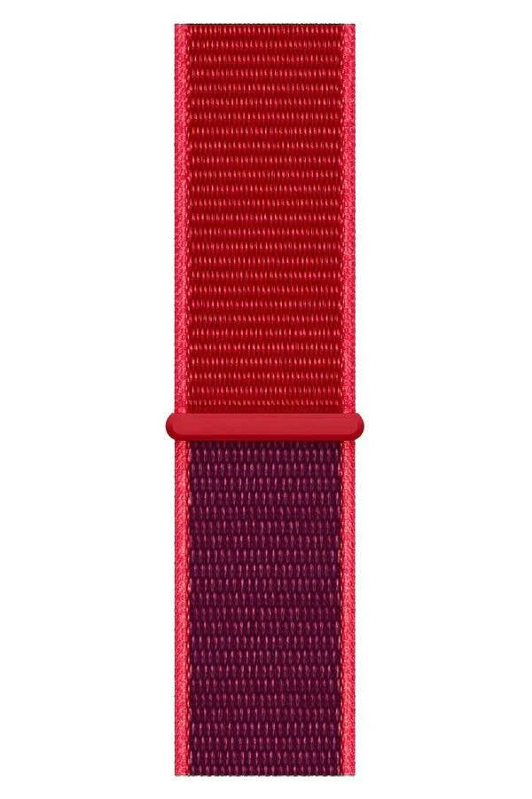 Curea Ceas Apple Watch Sport Nylon Karmen Red - WATCHERS