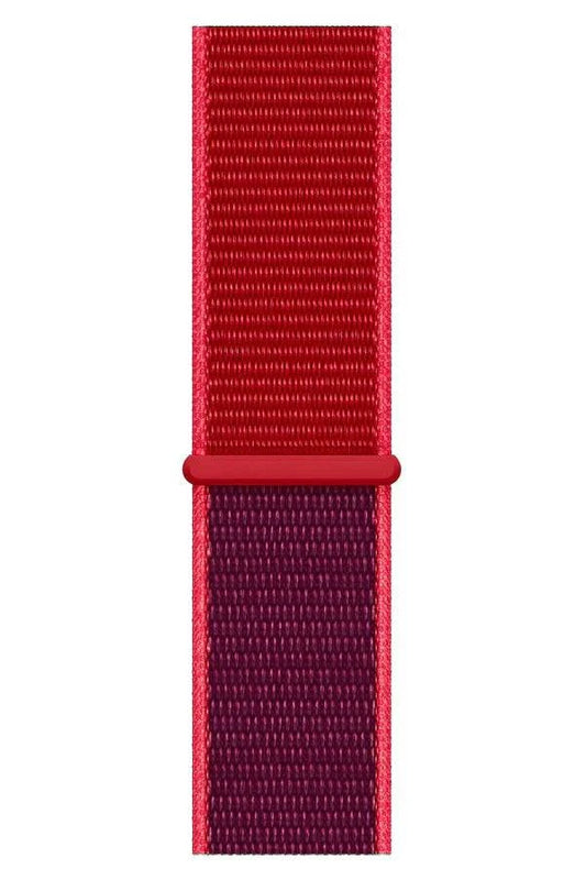 Curea Ceas Apple Watch Sport Nylon Karmen Red - WATCHERS