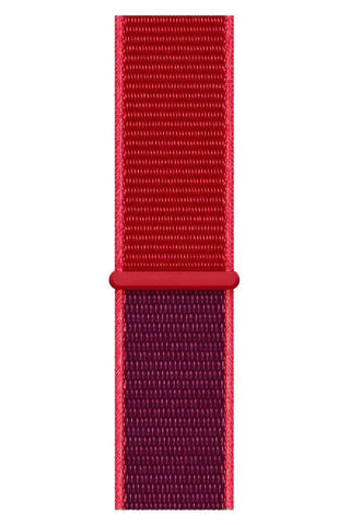 Curea Ceas Apple Watch Sport Nylon Karmen Red - WATCHERS