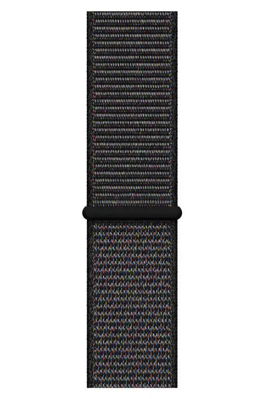 Curea Ceas Apple Watch Sport Nylon Marbled Black - WATCHERS