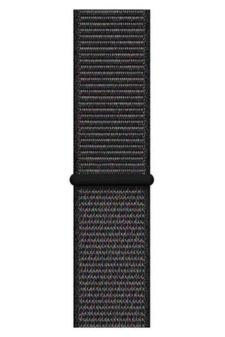 Curea Ceas Apple Watch Sport Nylon Marbled Black - WATCHERS