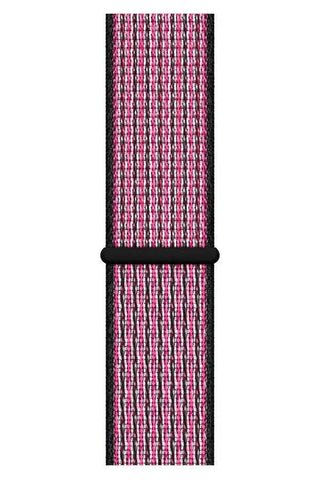Curea Ceas Apple Watch Sport Nylon Dark Rainbow - WATCHERS