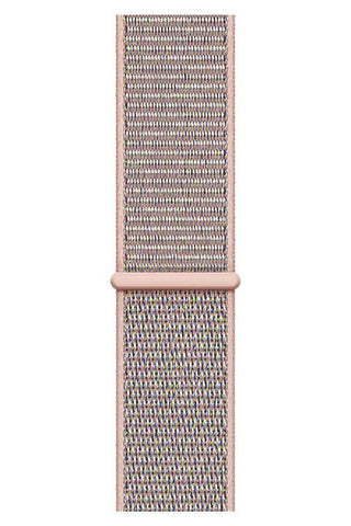 Curea Ceas Apple Watch Sport Nylon Sand Pink - WATCHERS