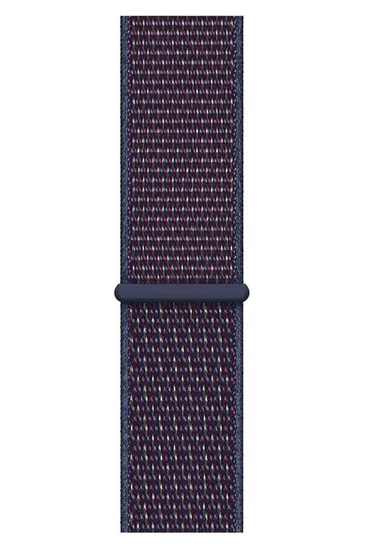 Curea Ceas Apple Watch Sport Nylon Lacivert Indigo - WATCHERS