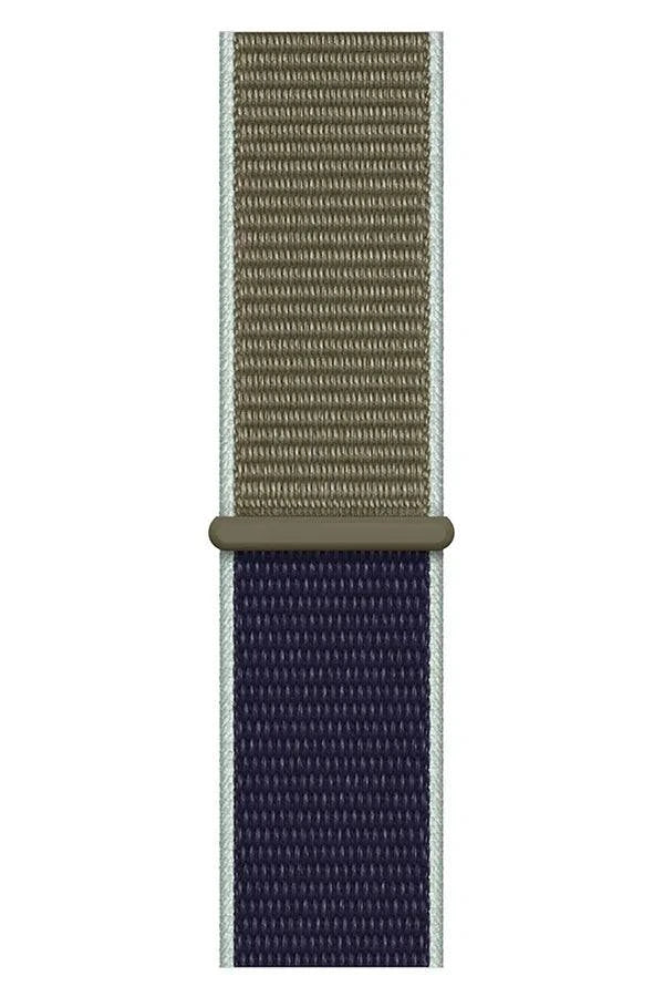 Curea Ceas Apple Watch Sport Nylon Herbal Kaki - WATCHERS