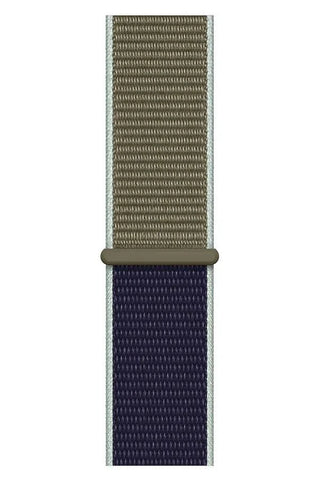 Curea Ceas Apple Watch Sport Nylon Herbal Kaki - WATCHERS